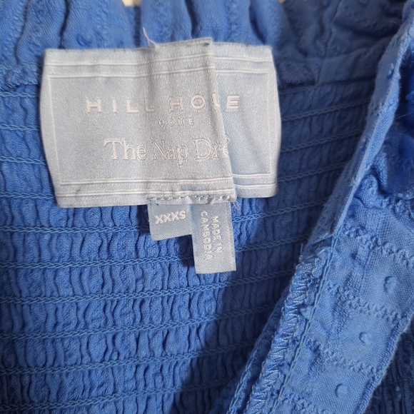 Hill House Home The Elli Nap Dress in Hydrangea Blue Size XXXS - Picture 4 of 7